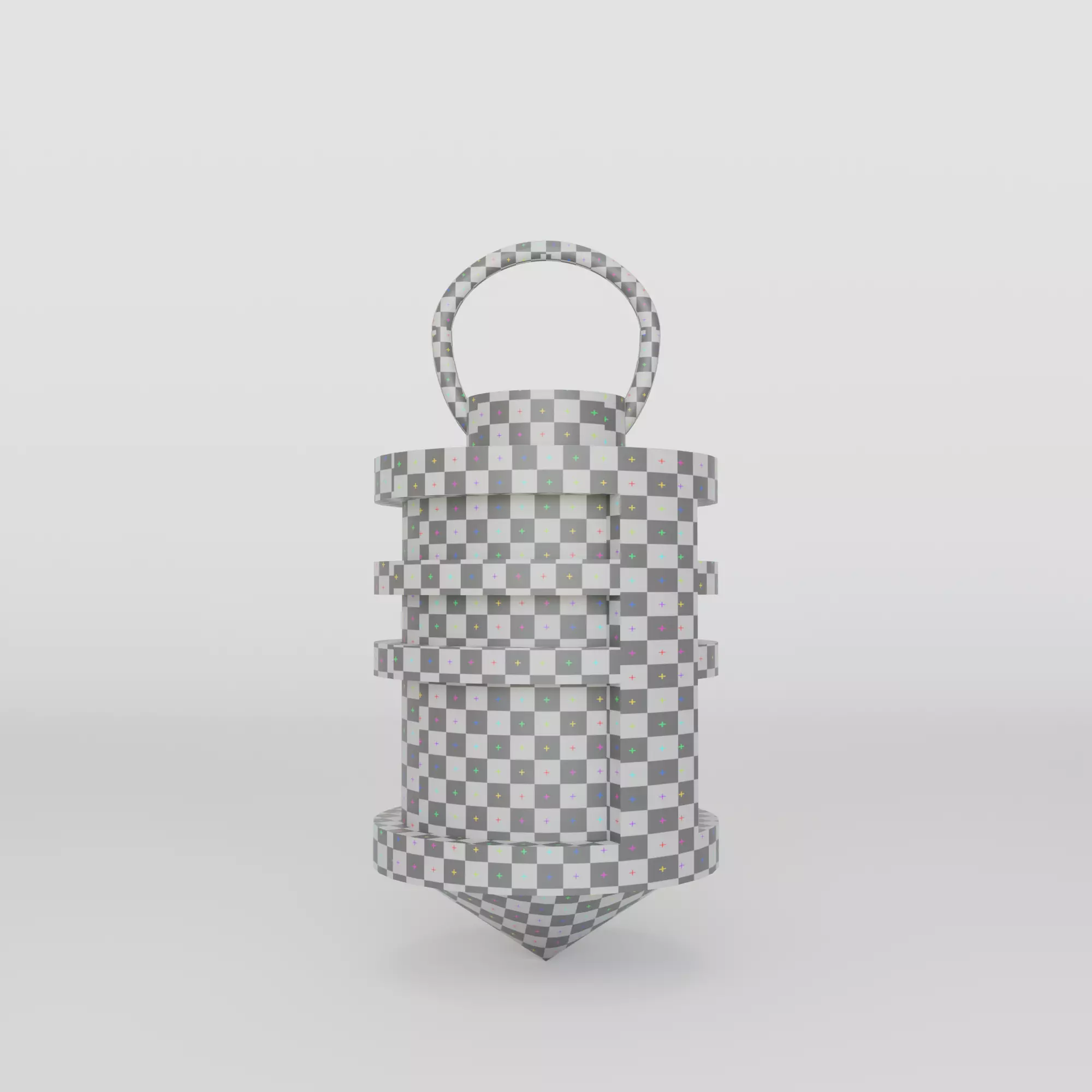 Modern Hanging Lamp Low Poly 3D Model Low-poly 3D model_6