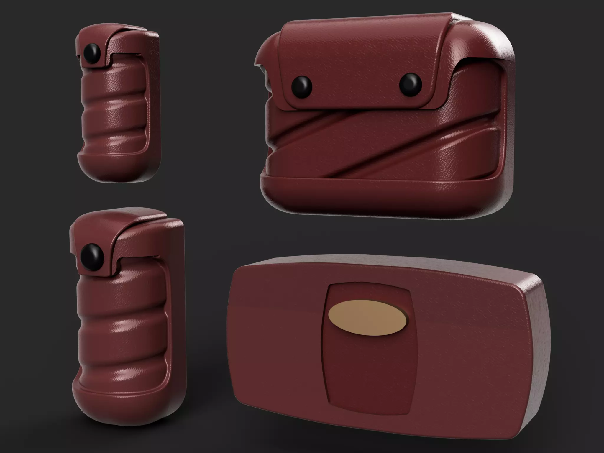 Jedi Pouches 3D print model_0