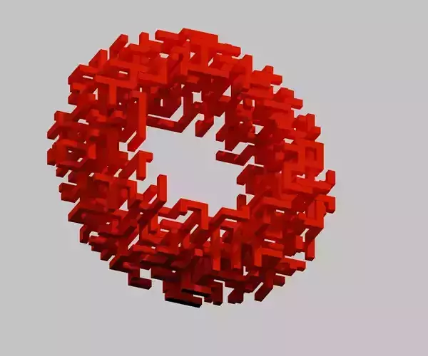 Maze Voxel Ring
