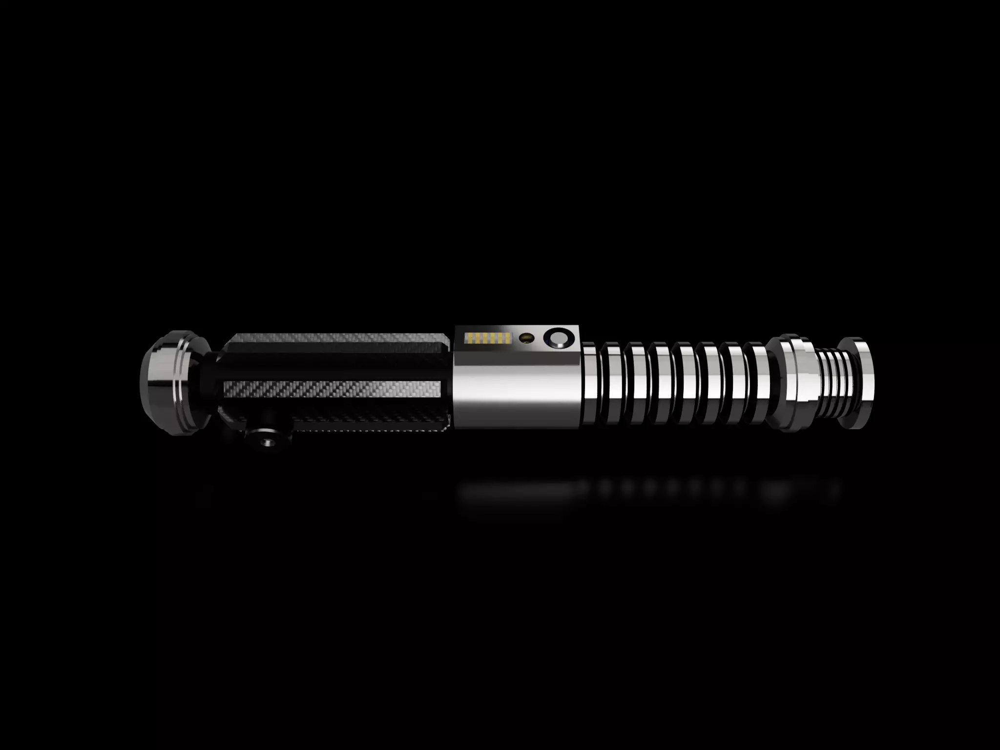 The Enforcer Jedi Sith Lightsaber 3D print model_2