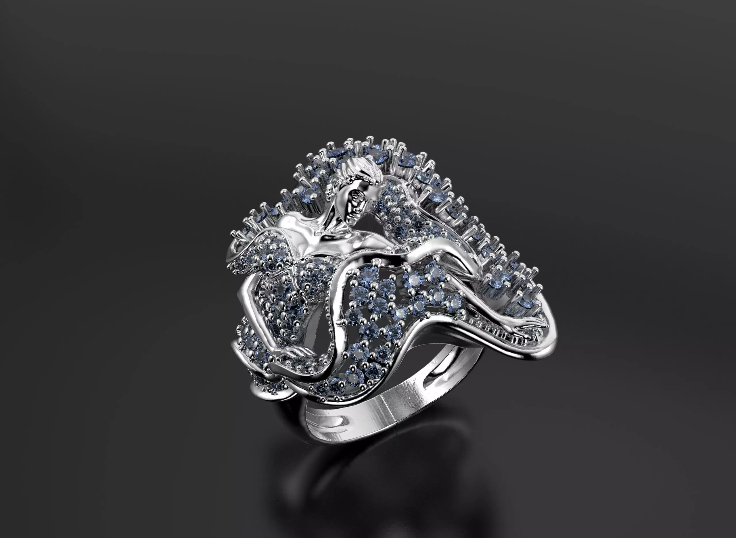 Magerit ring  3D print model_4