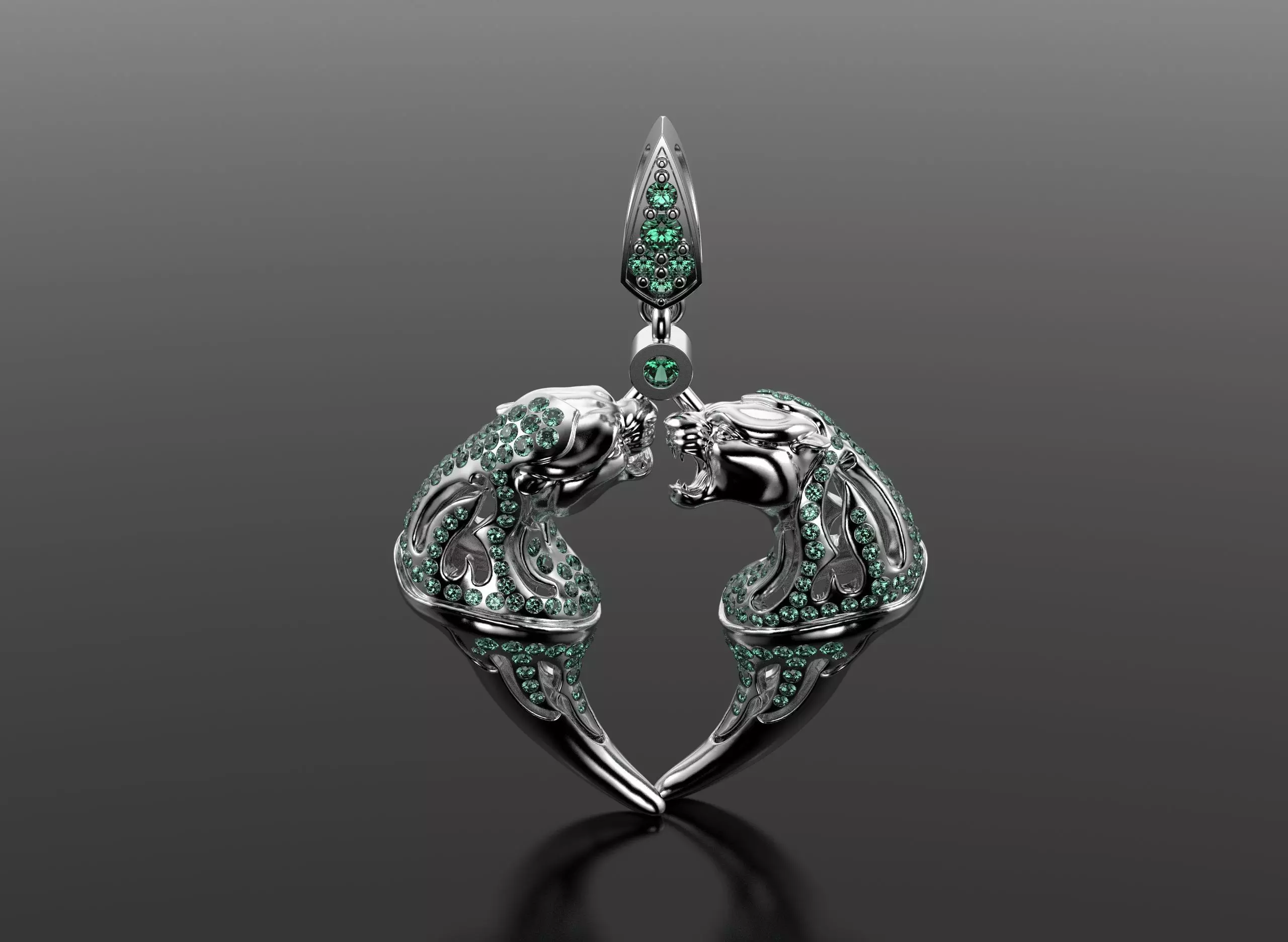 Magerit Vinculo pendant 3D print model_2