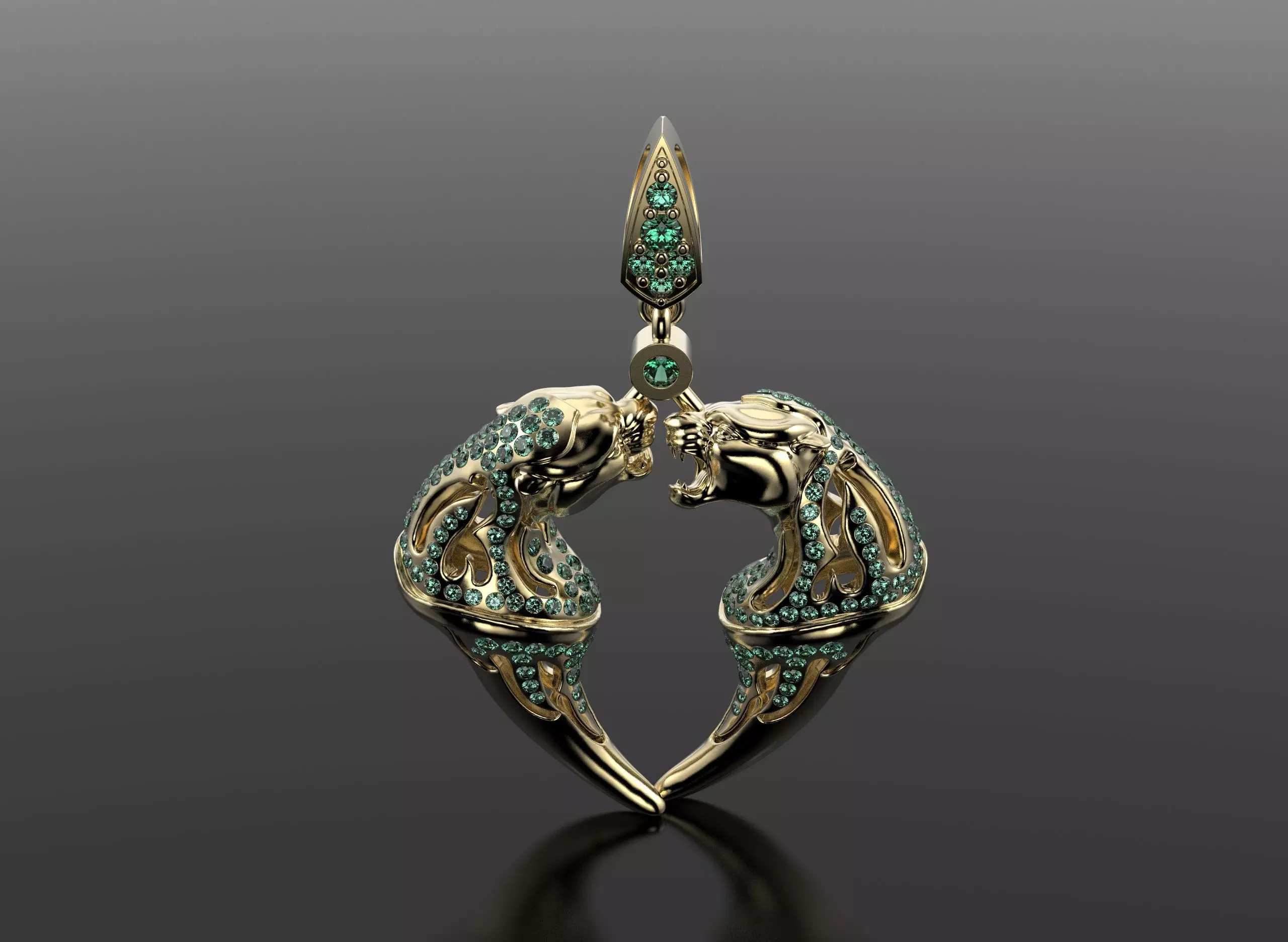 Magerit Vinculo pendant 3D print model_1