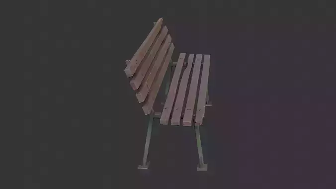 Wooden Outdoor Bench for Parks and Gardens