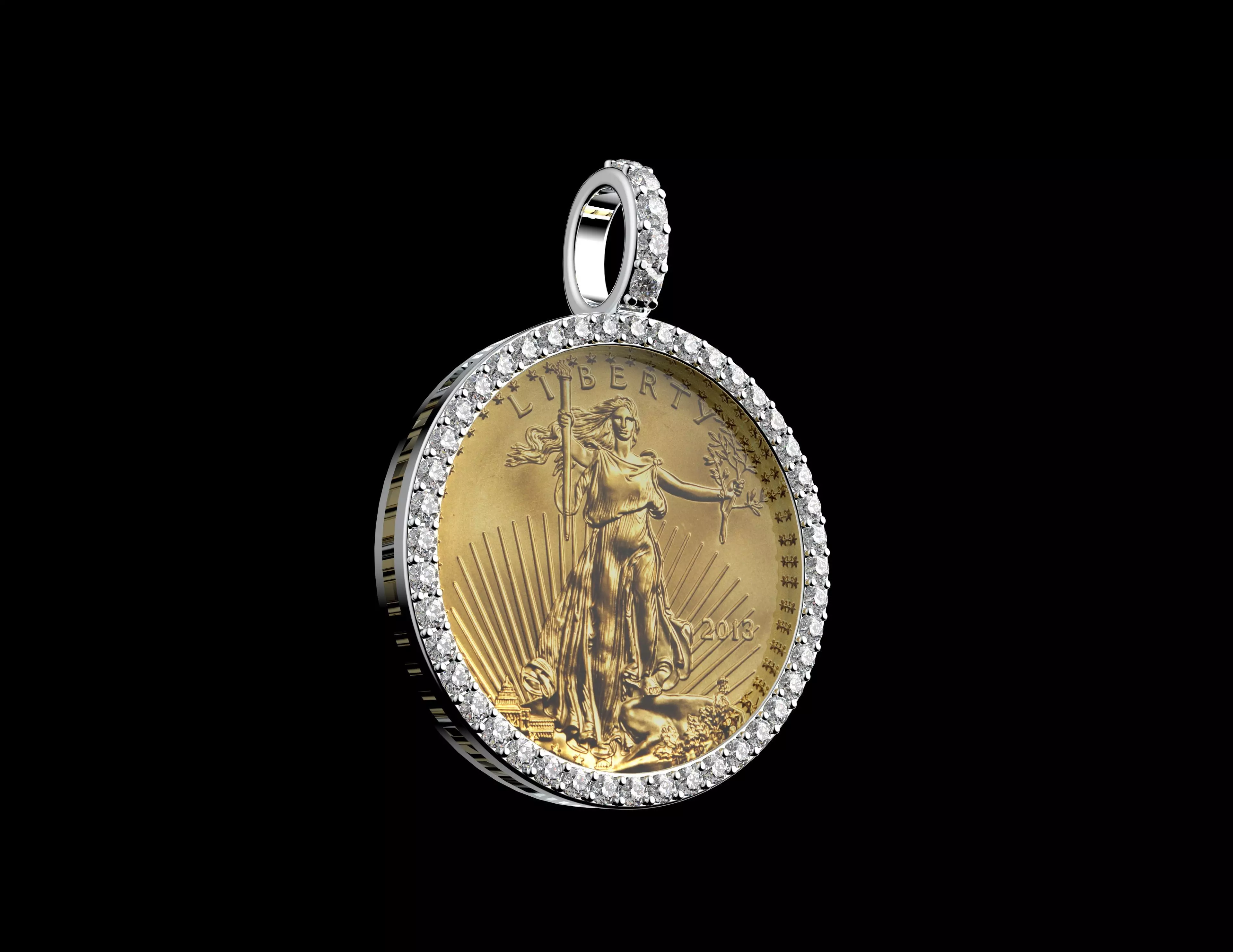 Gold N1535 3D print model_6