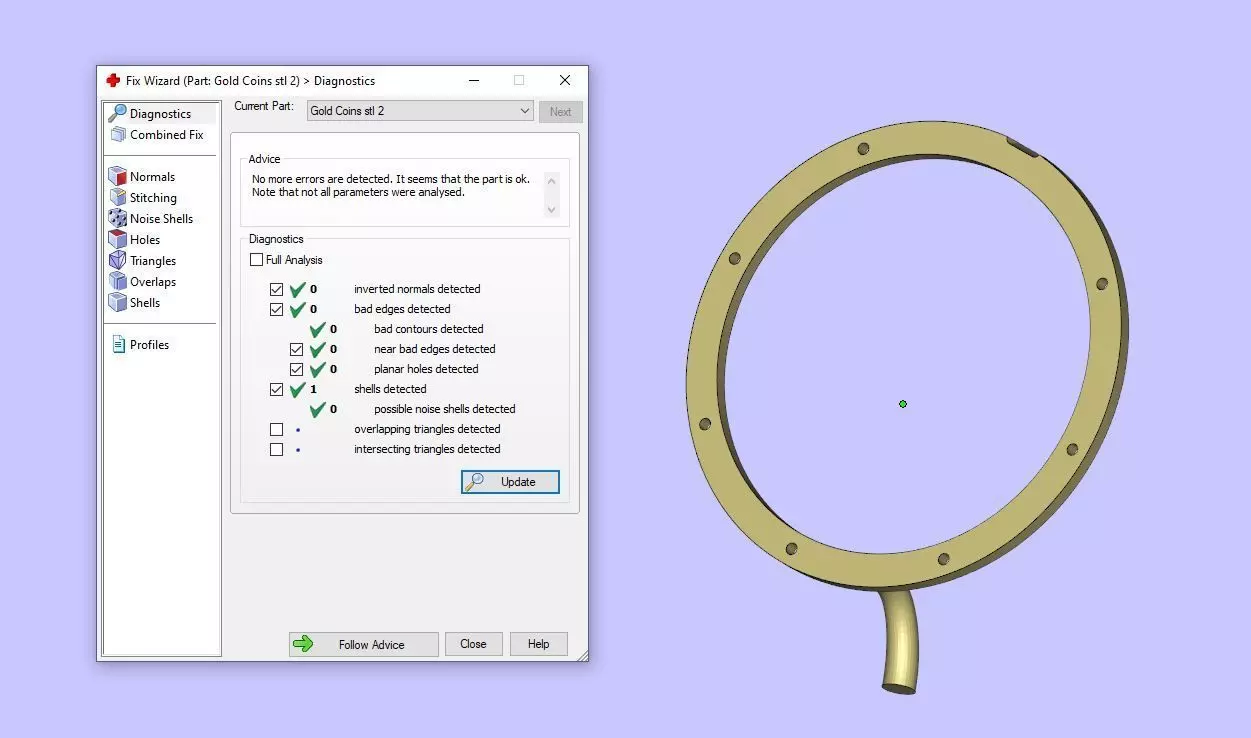 Gold N1535 3D print model_8