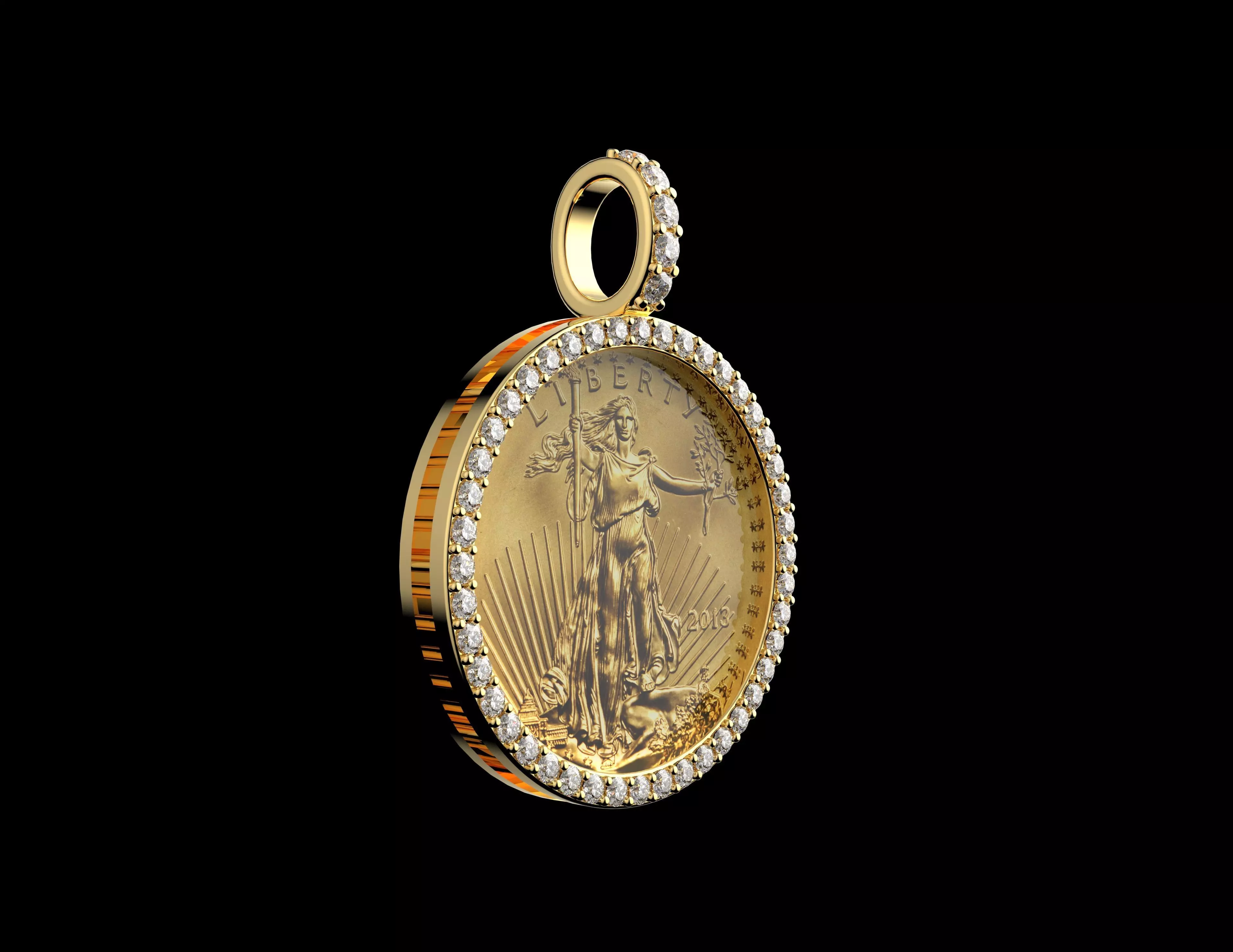 Gold N1535 3D print model_2