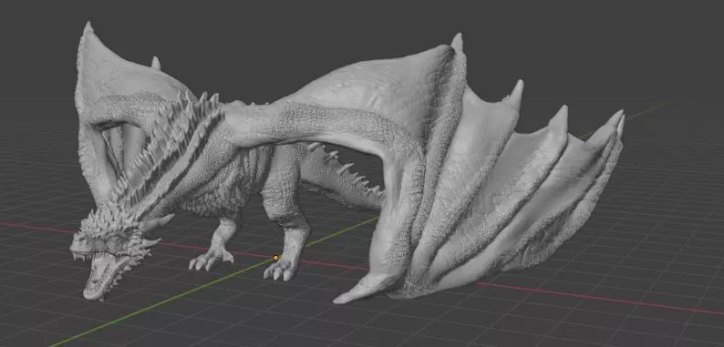 DRAGON 3D print model_1