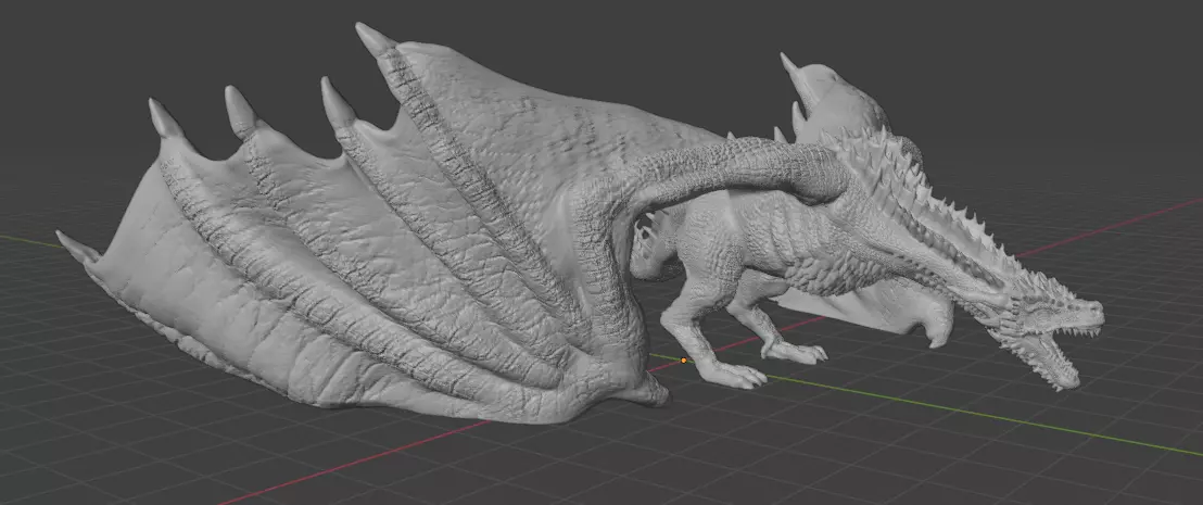 DRAGON 3D print model_2
