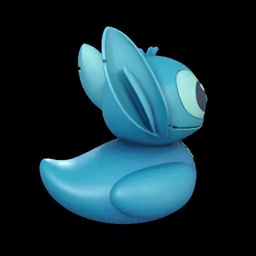 Stitch Rubber Duck  3D print model_30