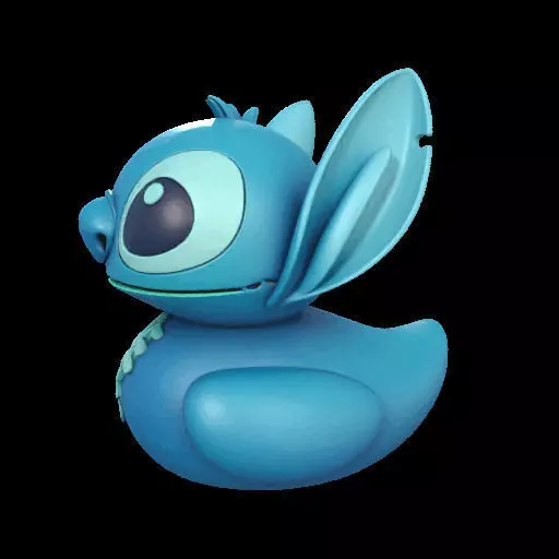 Stitch Rubber Duck  3D print model_18