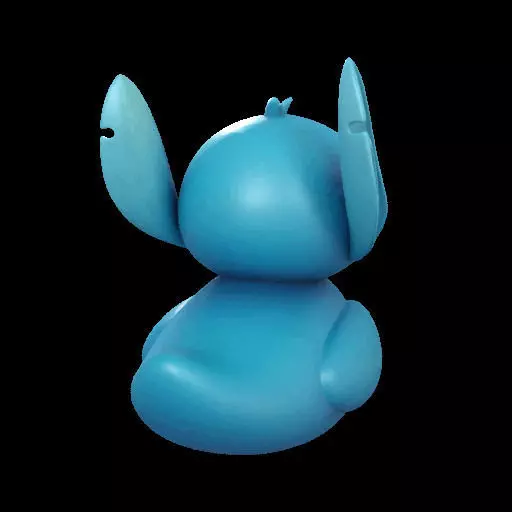 Stitch Rubber Duck  3D print model_6