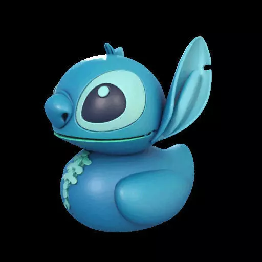 Stitch Rubber Duck  3D print model_20