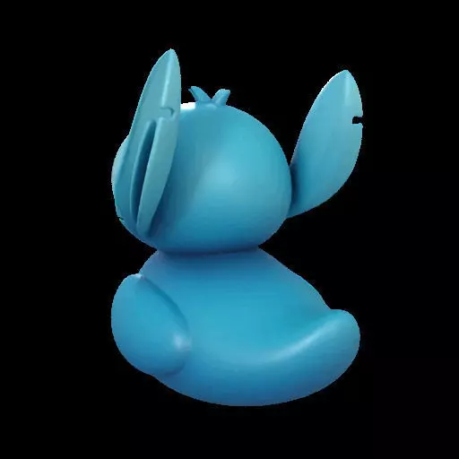Stitch Rubber Duck  3D print model_11