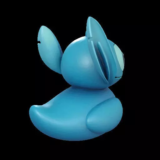 Stitch Rubber Duck  3D print model_4