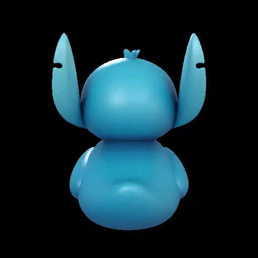 Stitch Rubber Duck  3D print model_8