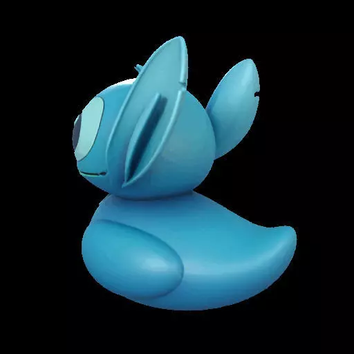 Stitch Rubber Duck  3D print model_14