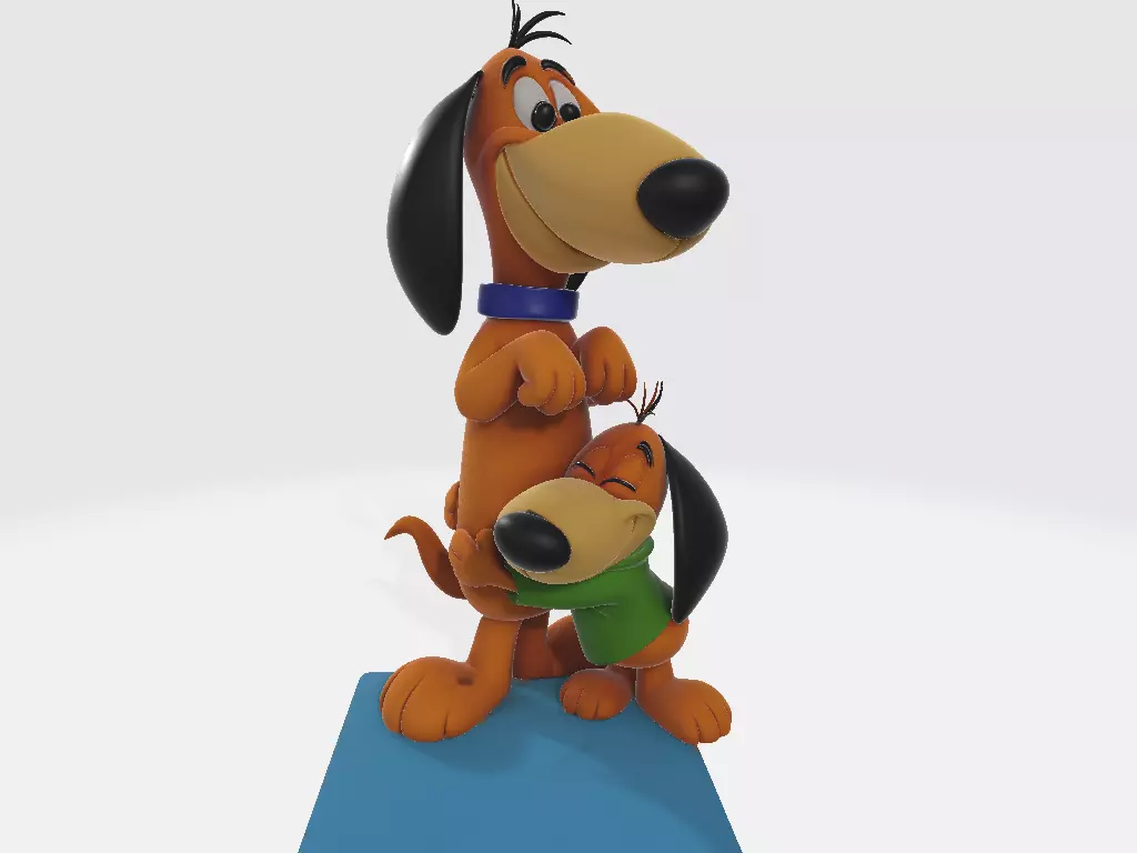 Augie Doggie and Doggie Daddy 3D print model_4