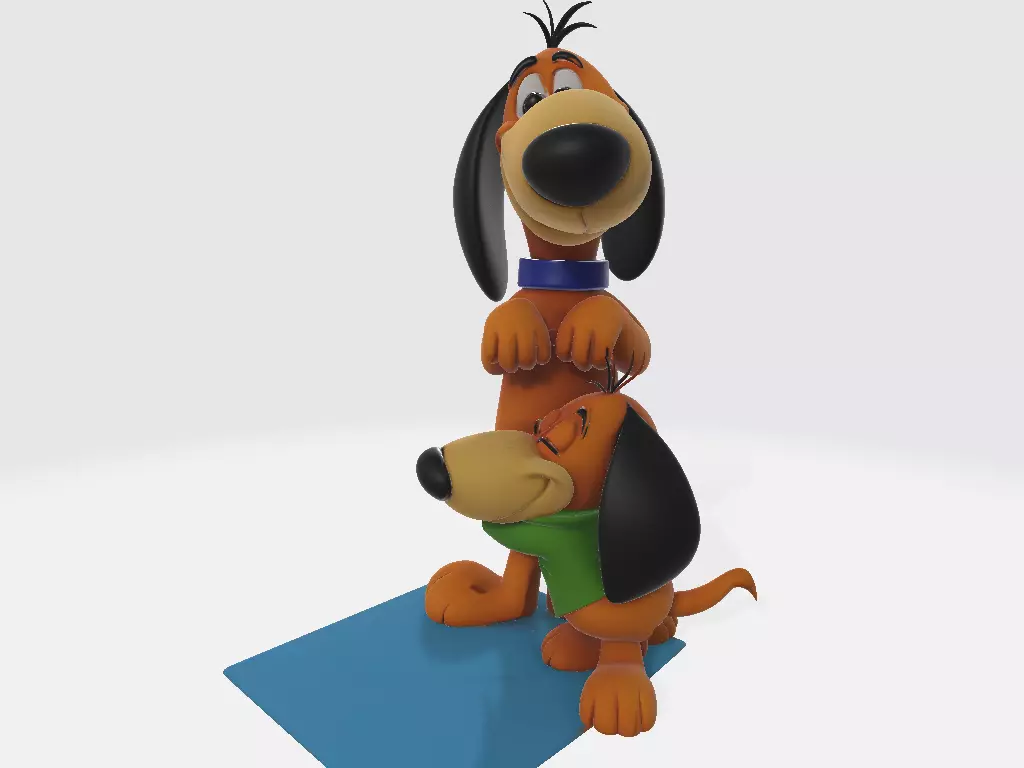 Augie Doggie and Doggie Daddy 3D print model_1