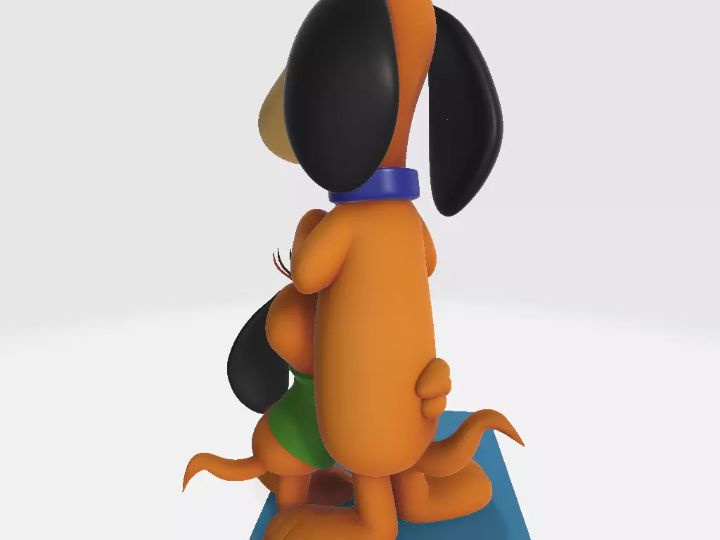 Augie Doggie and Doggie Daddy 3D print model_2