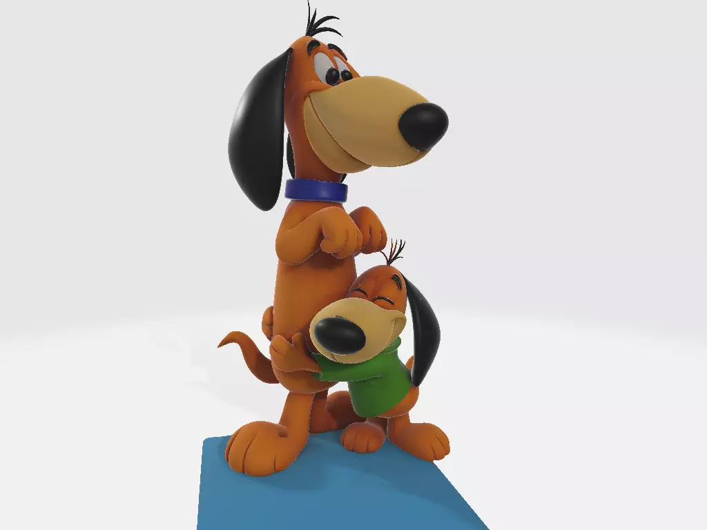 Augie Doggie and Doggie Daddy 3D print model_0