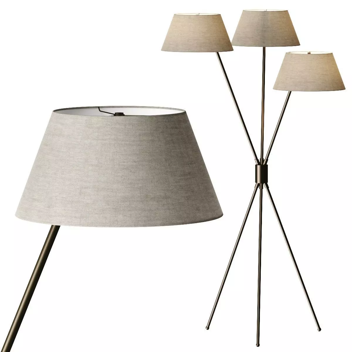 Lulu and Georgia Radley Floor Lamp 3D model_0