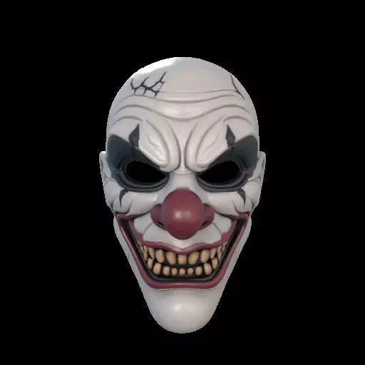 Wearable Terrifier Clown Mask 3D print model_1
