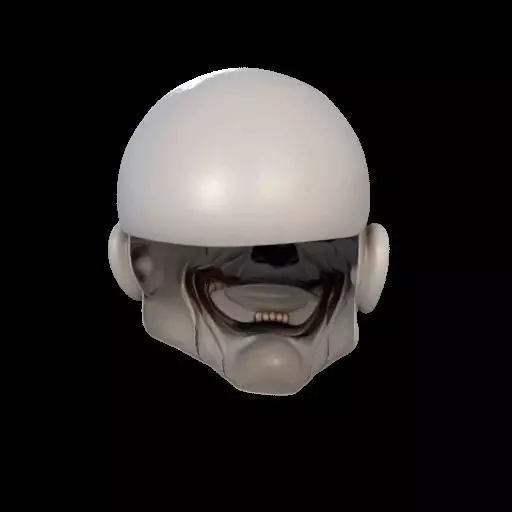 Wearable Terrifier Clown Mask 3D print model_7