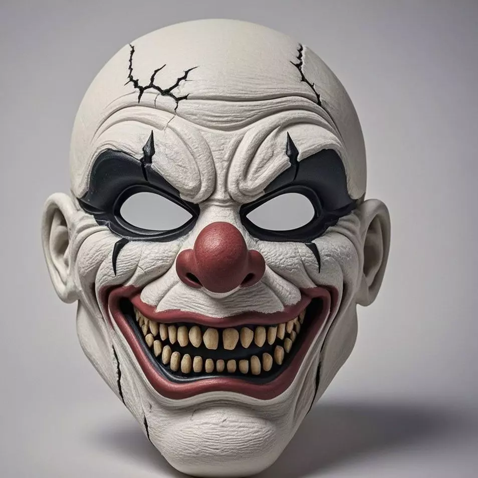 Wearable Terrifier Clown Mask 3D print model_0