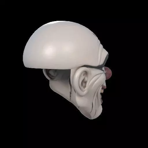 Wearable Terrifier Clown Mask 3D print model_3