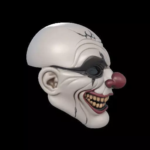 Wearable Terrifier Clown Mask 3D print model_27
