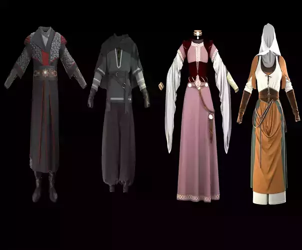 Historical clothing package