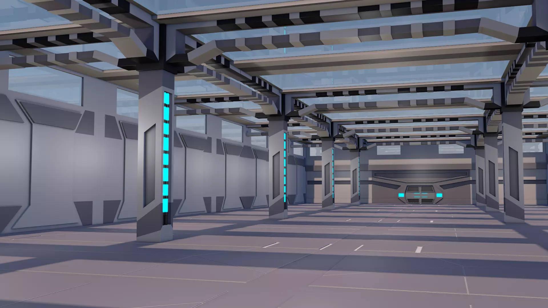 Sci Fi Interior 3D model_3