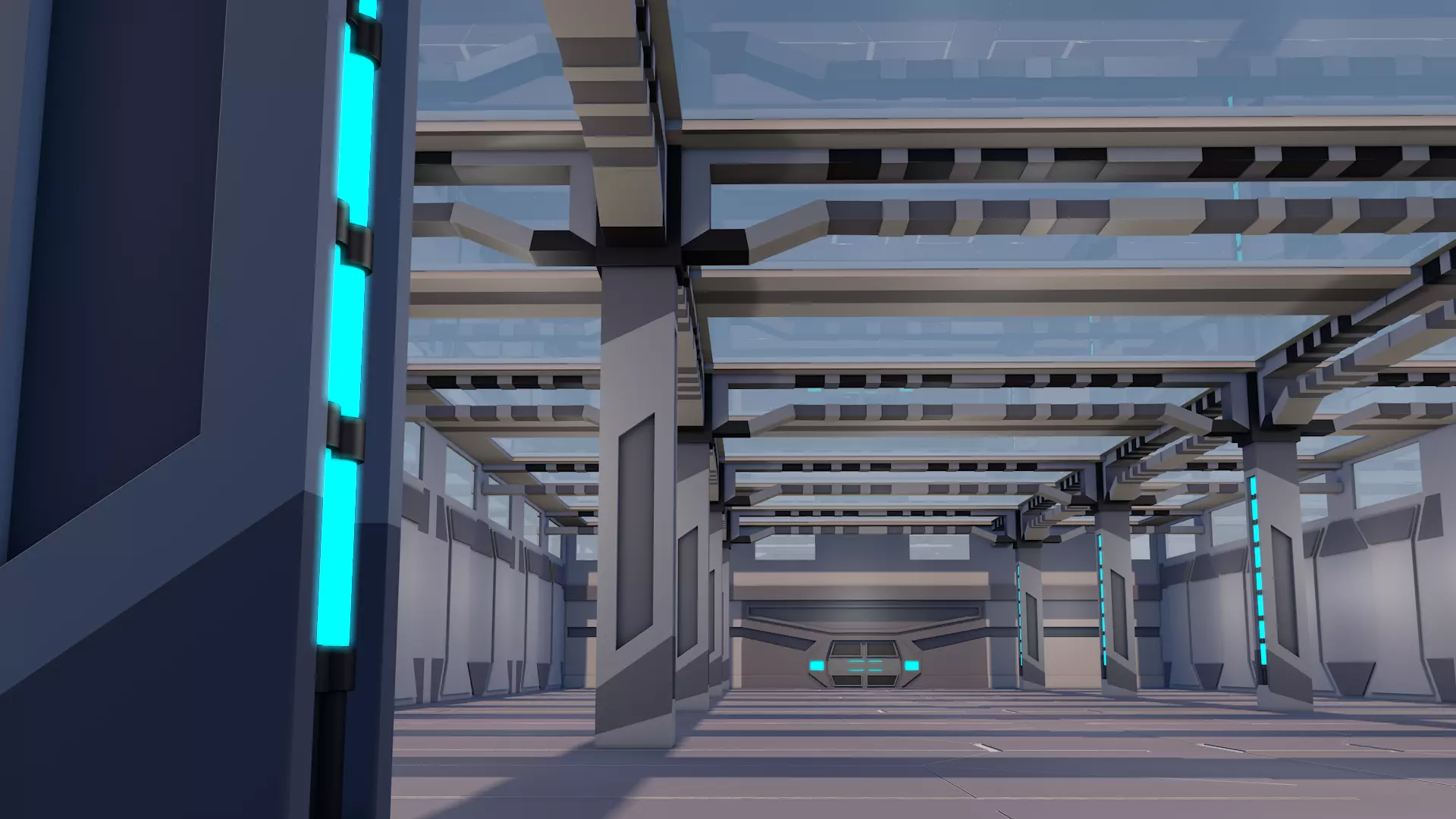 Sci Fi Interior 3D model_6