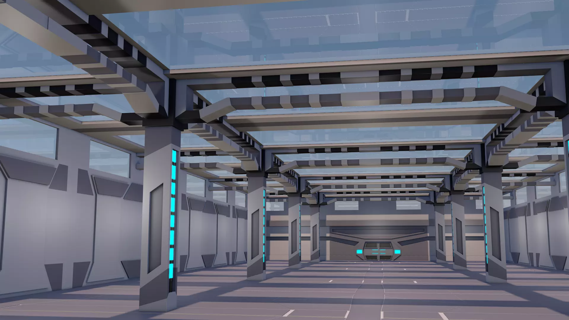 Sci Fi Interior 3D model_5