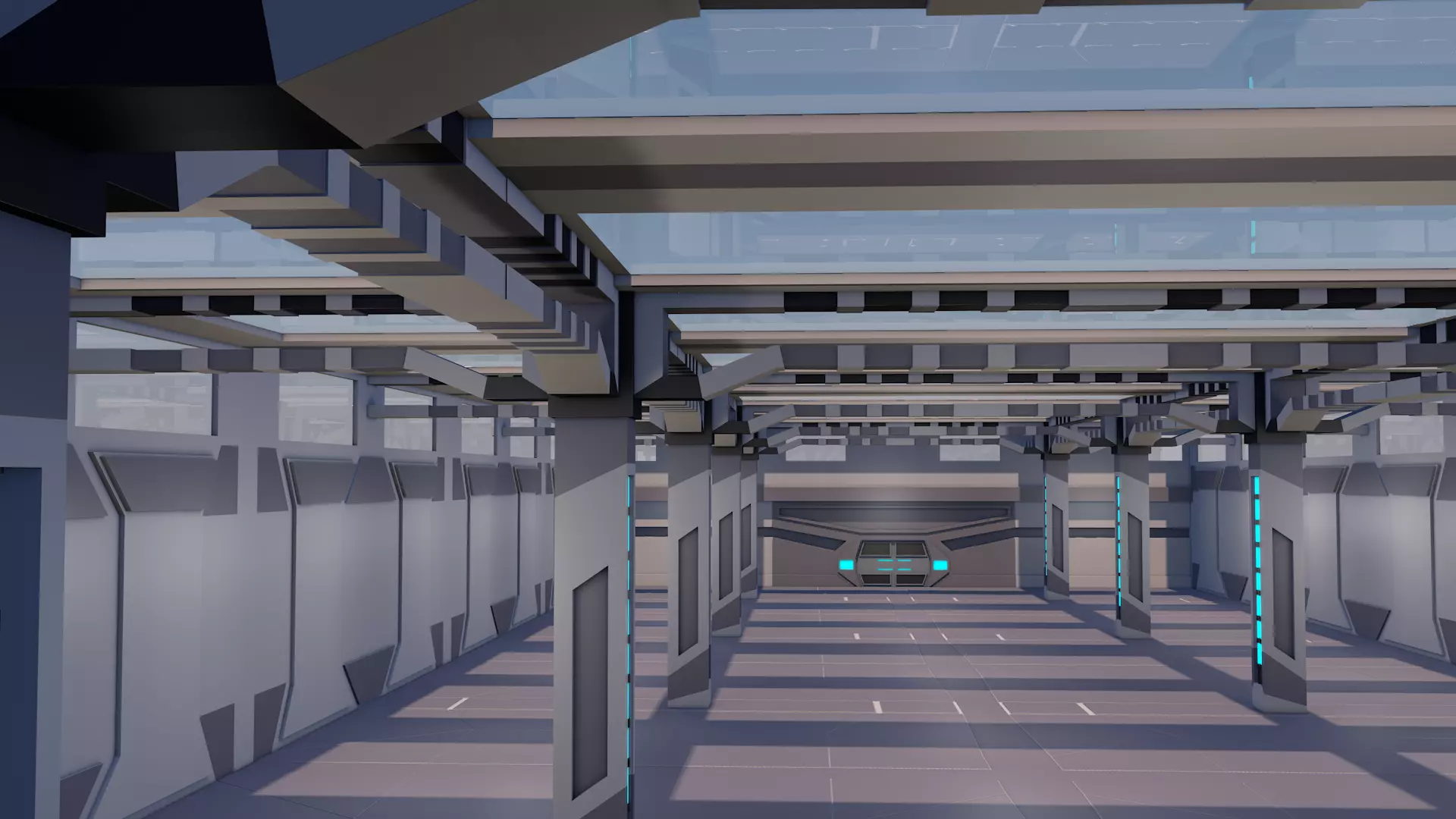 Sci Fi Interior 3D model_7