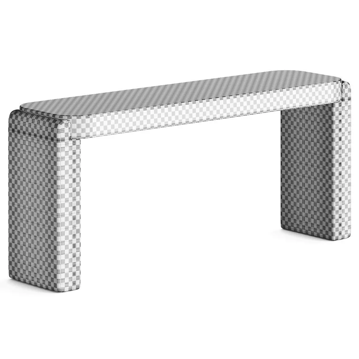 Lulu and Georgia Midora Console Table 3D model_2