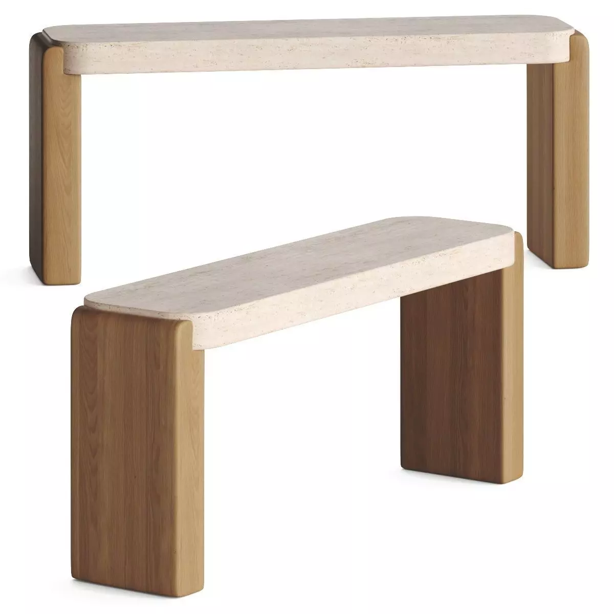 Lulu and Georgia Midora Console Table 3D model_0