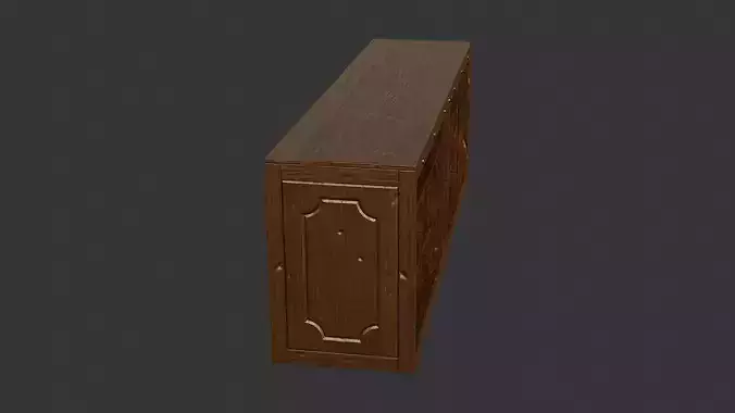 Wooden bookshelf with triangular cubby compartments