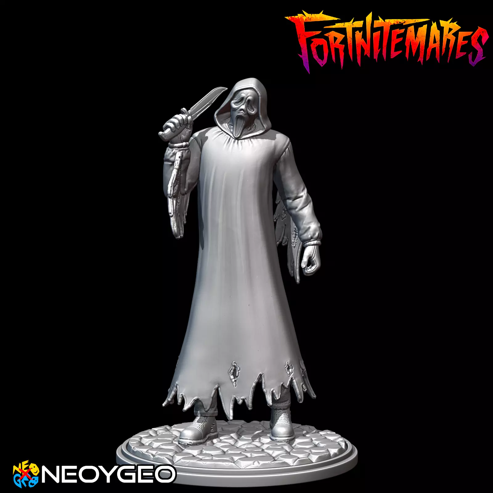 GHOSTFACE - HALLOWEEN - SCREAM - FORTNITE Free 3D print model_1