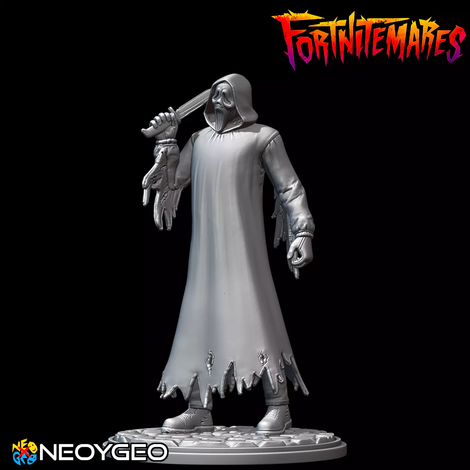 GHOSTFACE - HALLOWEEN - SCREAM - FORTNITE Free 3D print model_3