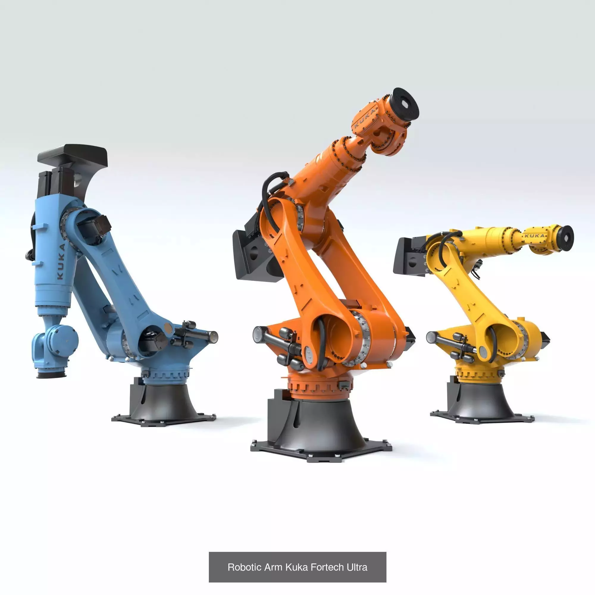 Kuka Robots and Arms 3D Model Collection_11