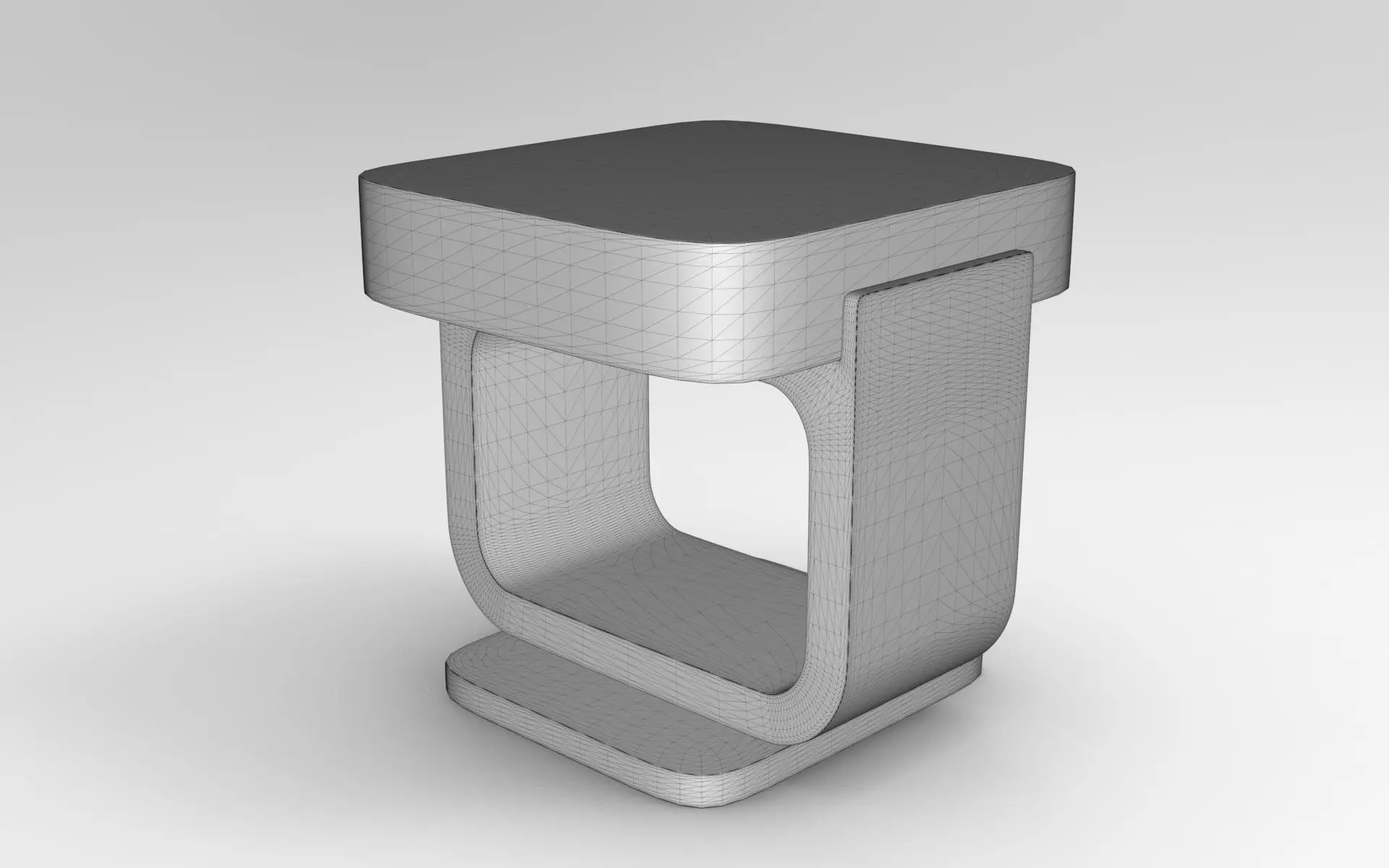 Furro Coffee Table Low-poly 3D model_5