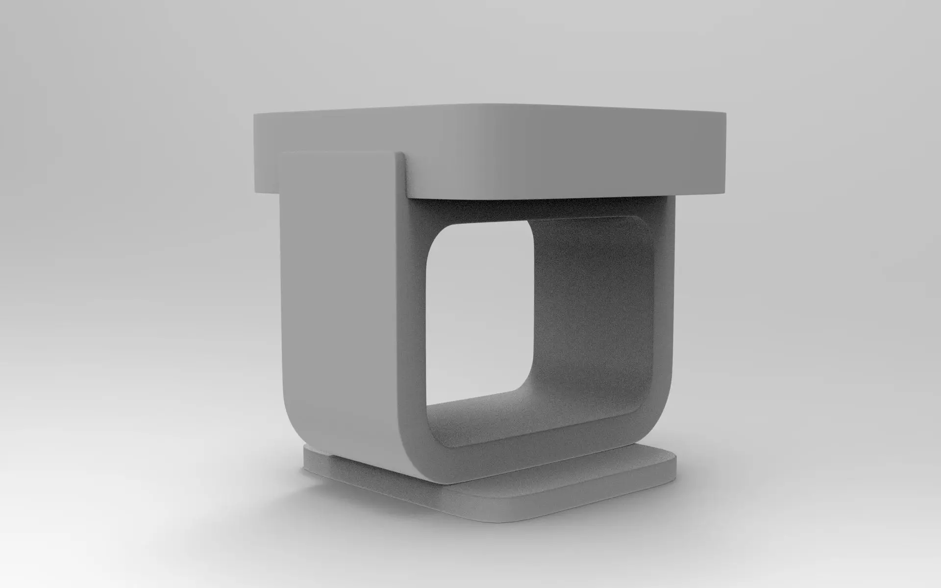 Furro Coffee Table Low-poly 3D model_7