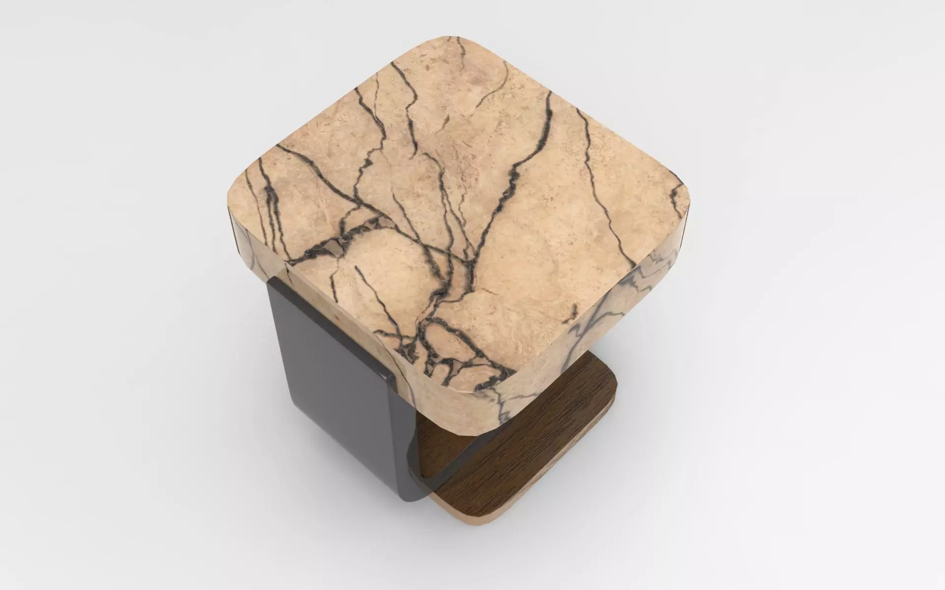 Furro Coffee Table Low-poly 3D model_1