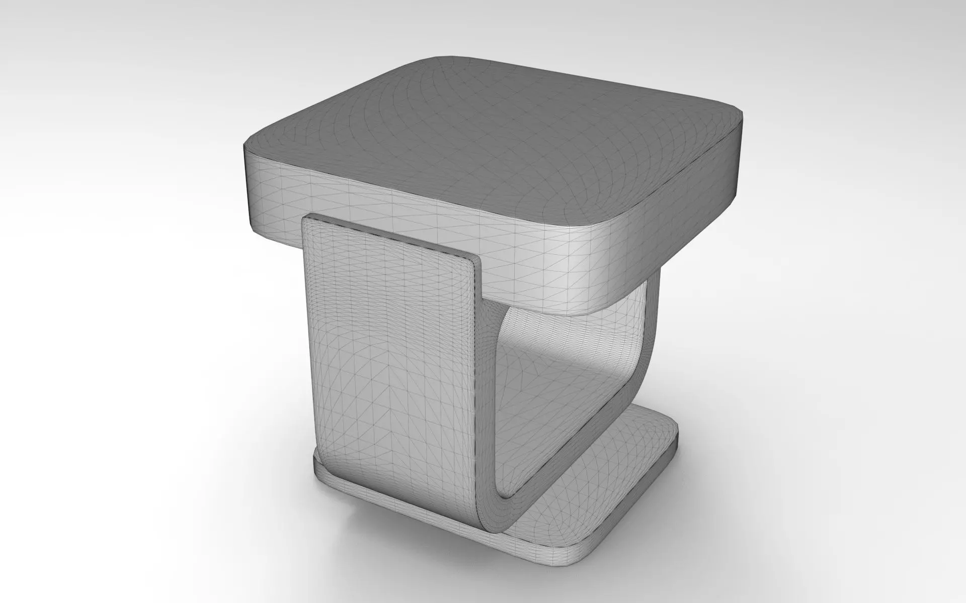 Furro Coffee Table Low-poly 3D model_6