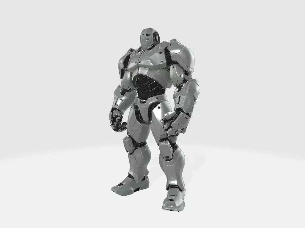 Robot Tank 3D print model_1
