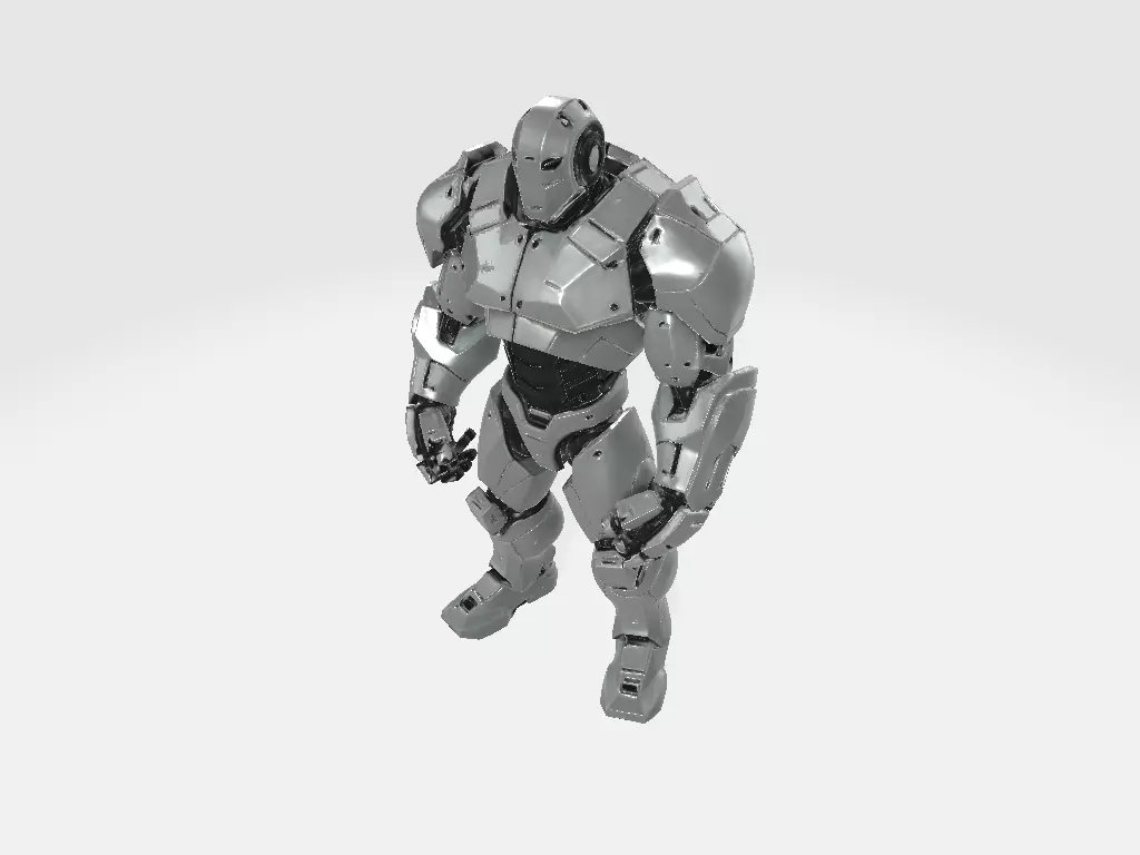 Robot Tank 3D print model_4