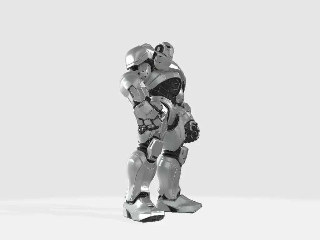 Robot Tank 3D print model_3