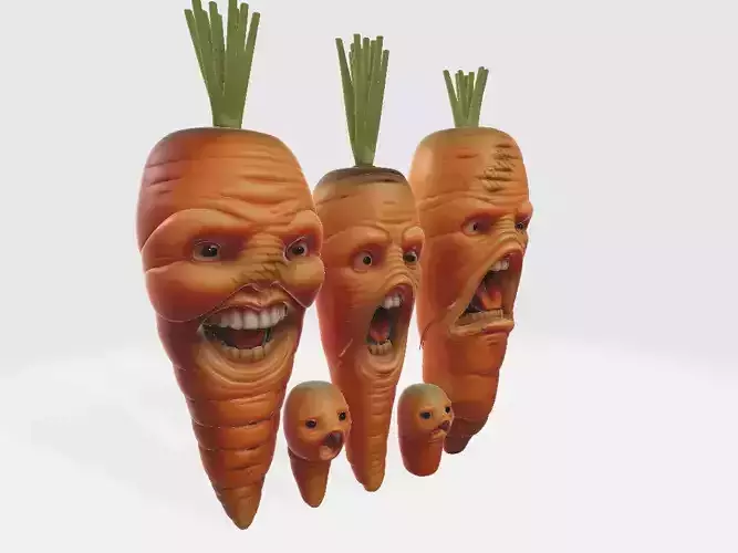 Screaming Fruits Screaming Carrot Family